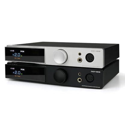 SMSL DO400 HiFi DAC & Headphone Amplifier-ES9039MSPRO Chip | MQA/CD Decoder BT 5.1 (LDAC/AptX HD), XMOS XU316, 768kHz/DSD512, 4.4mm/XLR/6.35mm Outputs USB/AES/Opt/Coax/I²S Input(Black) - color: Black