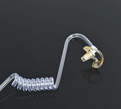 HYS Replacement Larger Earmold Earbud Earpiece for Two-Way Radio Air Acoustic Coil Tube Audio Kits