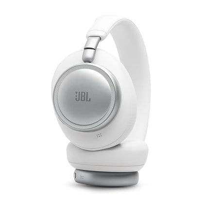 JBL Live 780NC - Noise Cancelling Headphones - White | JBL Signature Sound with Hi-Res Audio wired and wireless, True Adaptive Noise Cancelling 20, real time calibration - color: White