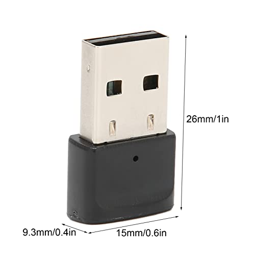 USB Bluetooth 5.0 Adapter, Music Transmitter, for Computer/TV/Projector/Headphones/Speakers, Plug and Play, Mini Compact Size, Anti Interference