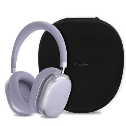 Srhythm NiceComfort 95 Adaptive Noise Cancelling Headphones Wireless | Bluetooth with Spatial Audio,Transparency,ENC,HD Sound,Low Latency for Gaming,Slim Headphones Lightweight - color: Romantic Purple