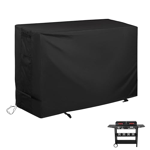 Griddle Cover for BESTFIRE Propane Gas Griddle Charcoal Grill Combo, Flat Grill Cover for BESTFIRE Flat Top Charcoal Gas Grill Combo - size: 53"L x 16"D x 35"H