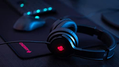 Cherry HC 2.2 Wired Headset for Gaming & Multimedia USB 7.1 Surround Sound Detachable Microphone Black 7 Foot Long Cord.