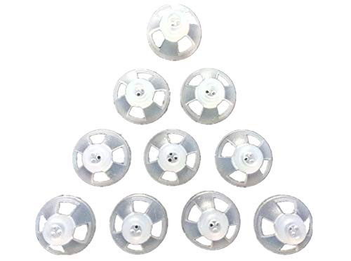 Hearing Aid Ear Piece Open Domes 9mm 10-Pack Comfortable PSAP (Personal Sound Amplifiers Product) Kit Ear Tips Invisible, Perfect for Open Air (Open fit), Except for RIC - style: Open 9mm 10-pack