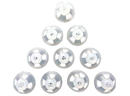 Hearing Aid Ear Piece Open Domes 9mm 10-Pack Comfortable PSAP (Personal Sound Amplifiers Product) Kit Ear Tips Invisible, Perfect for Open Air (Open fit), Except for RIC - style: Open 9mm 10-pack