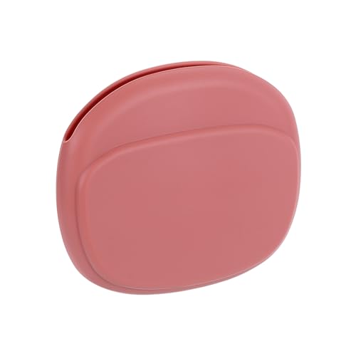 HARFINGTON Earbuds Cases, Wired Earphone Case Holder Organizer, Silicone Ear Buds Case Small for USB Cable, Earphones, Red - color: Red
