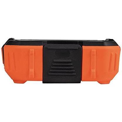 KLEIN TOOLS AEPJS2 Bluetooth Speaker with Magnetic Strip and Hook, Rechargeable, Wireless and Aux Capable, Hands Free Capable, 10 Hr Run Time, IP54 Dust and Water Resistant