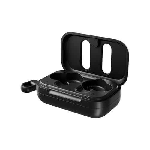 Skullcandy Dime 2 Wireless Earbuds,Bluetooth Headphones,Noise Isolating Fit,Up to 12 Hours Battery,Microphone for iPhone Android,Easy Carry with Integrated Lanyard - True Black,(Pack of 2) - color: True Black, size: One (Pack of 2)