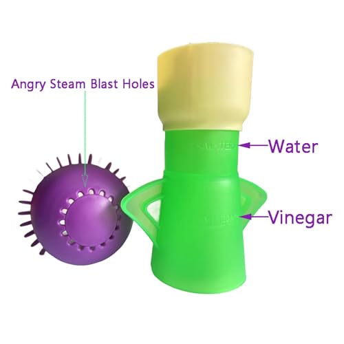 Angry Mama Microwave Steam Cleaner, Reusable Kitchen Gadget & Gift - color: Green