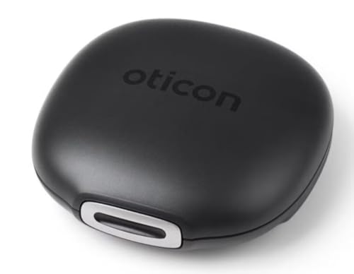 Oticon Hearing Aid Case – Durable Protective Storage Box for Hearing Aids and Accessories