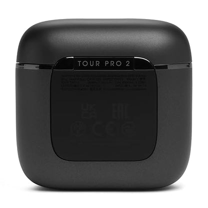 JBL Tour Pro 2 - Noise Cancelling Earbuds - Black | Smart Charging Case for seamless experience