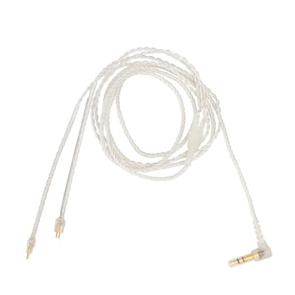 SOUNDLINK 2Pin Earphone Cable Wire for in-Ear Monitor Fits for 1964 w4r um3x es3 es5 - Silver - color: Silver