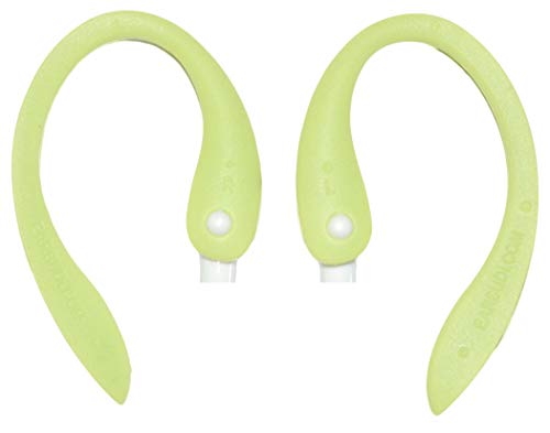 Flexible Ear Hooks Compatible with AirPods Pro – Slides On & Off Easily | Adjustable Bendable Wire for Secure Fit Around Ear (Green) - color: green