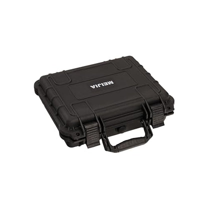 MEIJIA All Weather Waterproof Hard Camera Case,Hard Case,With Customized Fit Foam Included, Elegant Black,Fit for Drones,camera,lens (13.39"x11.61"x3.93") - size: 13.39"x11.61"x3.93"