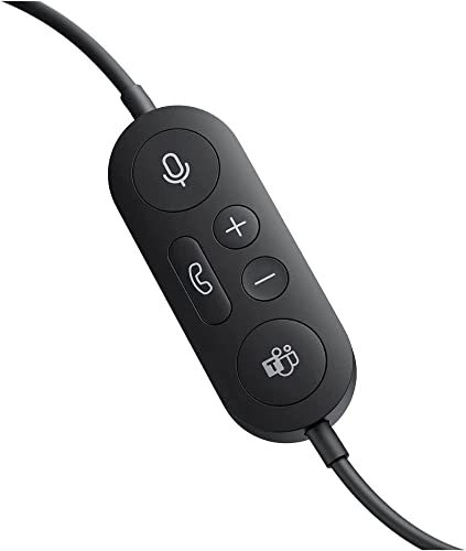 Microsoft Modern USB-C Headset - Wired Headset,On-Ear Stereo Headphones with Noise-Cancelling Microphone, USB-C Connectivity, in-Line Controls, PC/Mac/Laptop - Certified Teams,Black