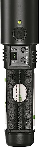 Shure BLX2/PG58 Handheld Transmitter with PG58 Capsule - H9 Band | Handheld vocal transmitter with PG58 capsule for BLX wireless systems; receiver sold separately - style: Handheld Transmitter w/ Mic Capsule Only