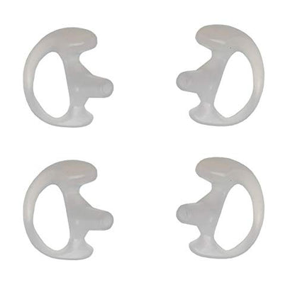 Replacement Anti-Slip Earmold for Two-Way Radio Acoustic Tube Earpiece | 2 Pairs Medium Earmold Stabilizer Inserts, Fits Air Acoustic Coil Tube, Two-Way Radio & Surveillance Earpieces - size: Medium