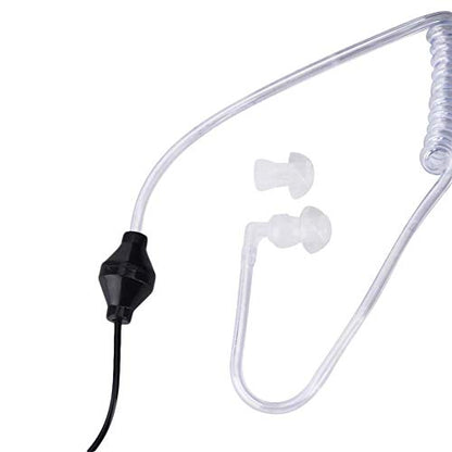 Talkie Headset, Talkie Earpiece for 2pin Walkie Earphone with Built in Microphone PTT Headset Walkie Talkie Earpiece for K Head Walkie Talkie Radio Two Way Radio Talkie Headset Noise Canceling
