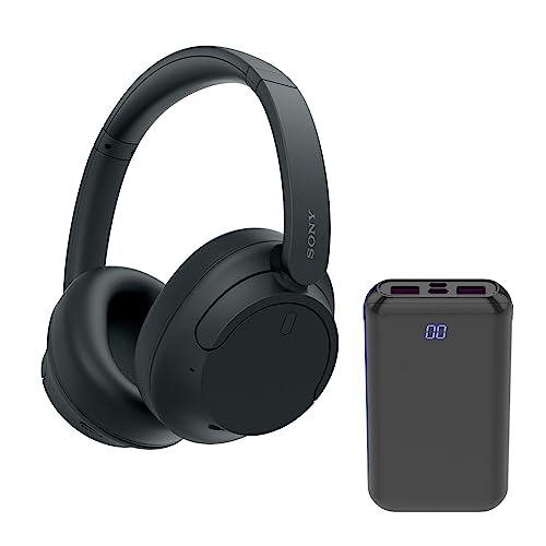 Sony - WHCH720N Wireless Over THE Ear Noise CANCELING Headphones Bundle - Black | Headphone accessory, Enjoy all-day comfort without the noise, Noise-canceling, Up to 35 hours of battery life