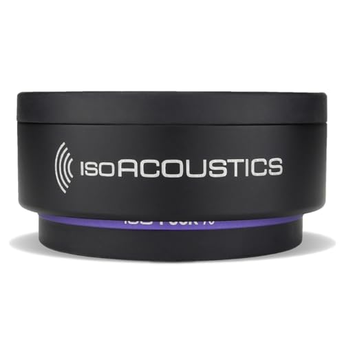 IsoAcoustics Iso-Puck Series Acoustic Isolators (Iso-Puck 76, 40 lbs or Less/Unit, 2-Pack) - size: Iso-Puck 76, 2 Pack