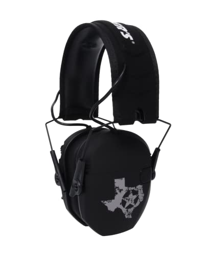 Walker's Razor Slim Electronic Muff - color: Black-texas, size: One Size