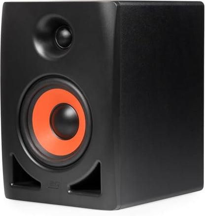 ESI nEar i5 5" Studio Reference Monitor, 2-Way Active Powered Speaker, Ideal for Near-Field Music Production, Studio Monitoring and Desktop Computers, Studio-Quality Sound, Sold Individually (Single) - size: nEar i5 (Single 5" Speaker)