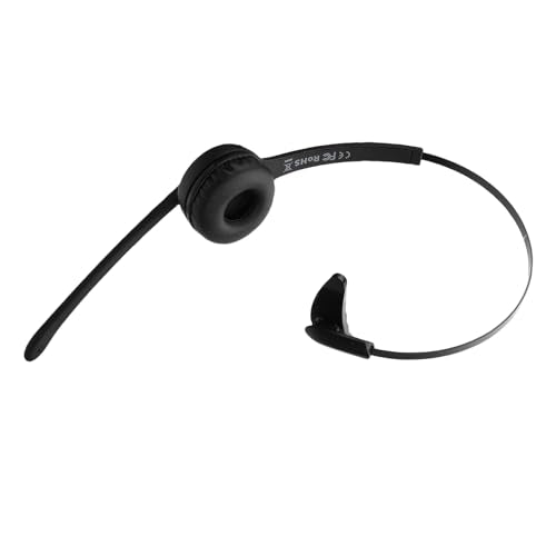ANGGREK Trucker Bluetooth Headset, Bluetooth 5.0 Wireless Headset with Mic, Noise Canceling Over Ear Headphones, 13H Playtime, Dual Device, for Truck Drivers Office Calls