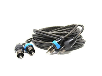 Sky High Car Audio 2 Channel Twisted 20 ft RCA Cables Coated 20' OFC - size: 20 Feet