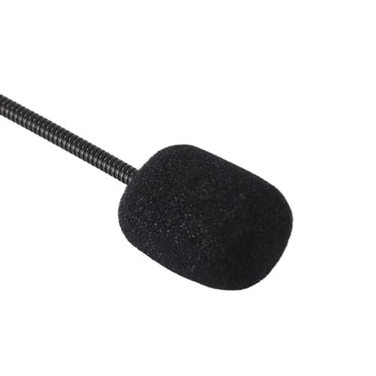 Replacement Game Mic for 1 Detachable Noise Cancelling Microphone, Bendable Gaming Headset Mic Boom with Foam Cover, 3.5mm Gold Plated Plug and Play Microphone for