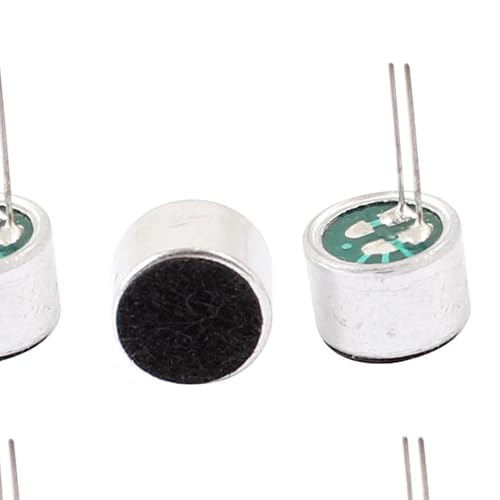 uxcell Electret Mic 9x7mm, 52dB, PCB Pins, 8Pcs, for MP3/MP4