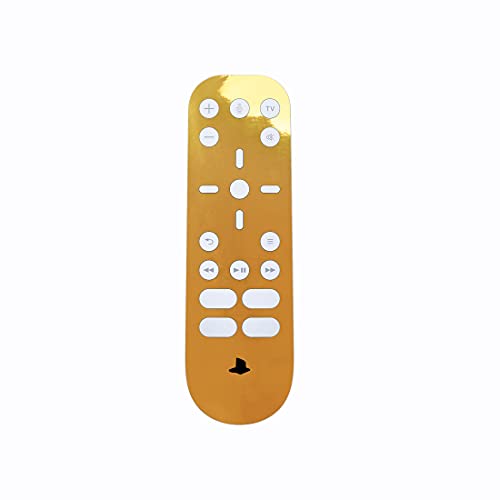 PlayVital Chrome Gold Glossy Full Set Skin Decal for ps5 Console Disc Edition, Sticker for ps5 Vinyl Decal Cover for ps5 Controller & Charging Station & Headset & Media Remote - color: Chrome Gold