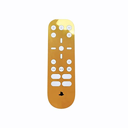 PlayVital Chrome Gold Glossy Full Set Skin Decal for ps5 Console Disc Edition, Sticker for ps5 Vinyl Decal Cover for ps5 Controller & Charging Station & Headset & Media Remote - color: Chrome Gold