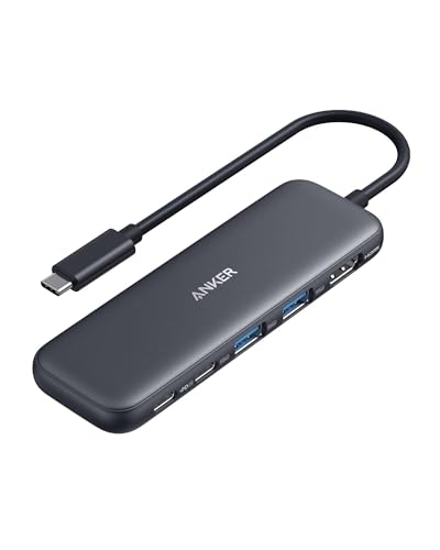 Anker USB C Hub, 5-in-1 USBC to HDMI Splitter with 4K Display - color: Black