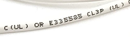 Custom Cable Connection 35 Foot 3.5MM to 2 RCA Plenum CL3P Stereo Audio Cable Male to Male - size: 35 Foot, style: RCA to AUX