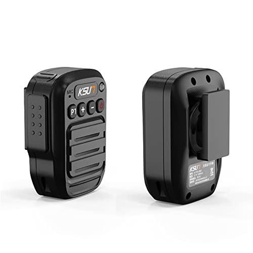 KSUN Walkie Talkie PTT 1000mAh Battery Microphone Wireless Push-to-Talk Support Bluetooth for Real PTT Zello ZL10 ZL20 ZL18 ZL38 B60