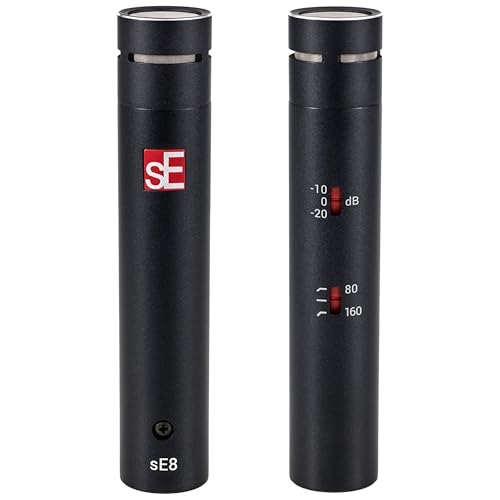 SE ELECTRONICS sE8 Small Diaphragm Condenser Microphone, Matched Pair - color: sE8 (Matched Pair)