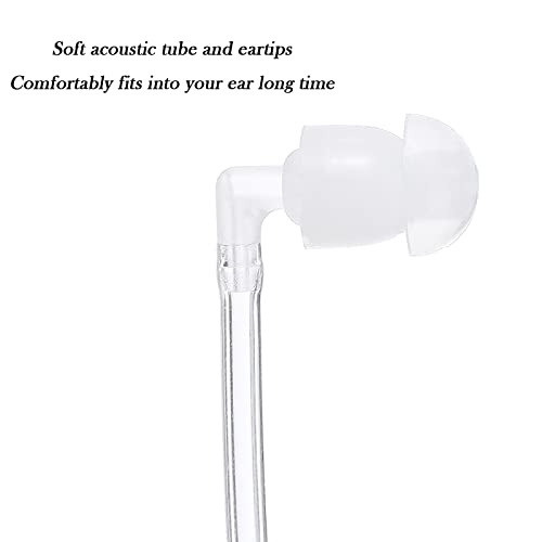 Acoustic Earpiece Tube Police FBI Surveillance Kit for Law Enforcement,Fake Security Ear Piece Surveillance Earpiece Tube - color: 2 packs