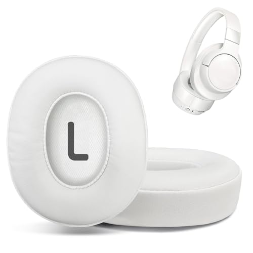 Replacement Ear Pads for JBL Tune 700(700BT)/710(710BT)/720(720BT)/750(750BT,750BTNC)/760(760NC)/770(770NC) Headphones, Headset Ear Cushions, Headset Earpads, Ear Cups Cover-White - color: White