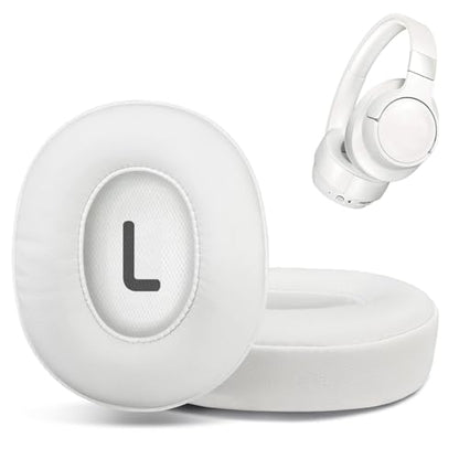 Replacement Ear Pads for JBL Tune 700(700BT)/710(710BT)/720(720BT)/750(750BT,750BTNC)/760(760NC)/770(770NC) Headphones, Headset Ear Cushions, Headset Earpads, Ear Cups Cover-White - color: White