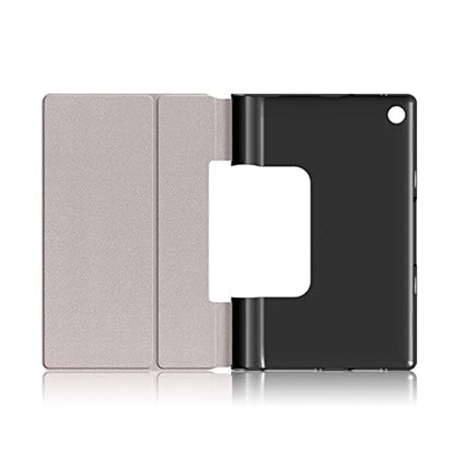 Case for Lenovo Yoga Pad Pro 13 Inch YT-K606/YT-K606F Tablet 2021 PU Leather Lightweight Shell Shockproof Protective Cover - color: Burgundy