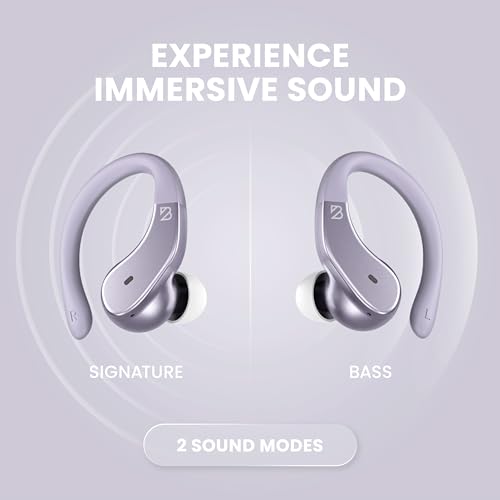Back Bay Audio Runner Wireless Earbuds for Running, Wrap Around Earbuds - color: Lavender