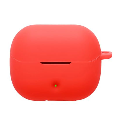 Soft Silicone Case Cover Dedicated Earphone Case Secure Grip Easy Access Scratch Resistant Housing Skin Portable Earphone Pouch - color: red
