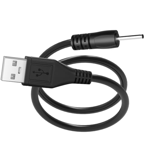 PChero USB to DC 2.0mm Charger Charging Cable for Mini S530 Smallest Invisible Wireless Bluetooth Earbuds Earphones Headphones Headset and Bluetooth Shower Speaker | for Mini S530 Smallest Invisible Wireless Bluetooth Earbuds Earphones Headphones Headset