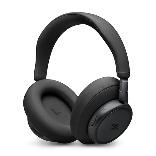JBL Live 780NC - Noise Cancelling Headphones - Black | JBL Signature Sound with Hi-Res Audio wired and wireless, True Adaptive Noise Cancelling 20, real time calibration - color: Black