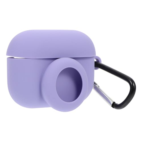 Silicone Protective Cover for Lightweight to Install Silicone Design Compatible and for Earphone and Charging Box - color: Purple
