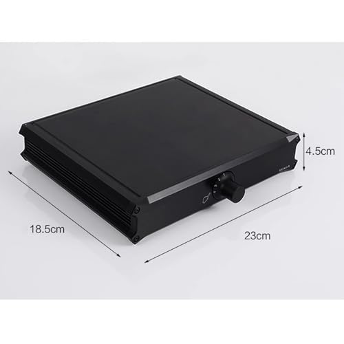 4-in 1-Out Audio Switcher, Stereo Audio Source Signal Switch Box, Manual Passive Audio Splitter Box, Hi-fi Lossless Selector, for CD DVD Radio Power Amplifier Speaker