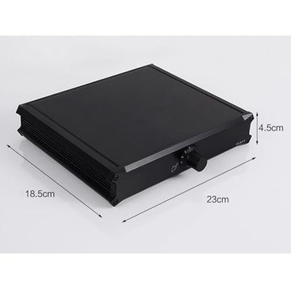 4-in 1-Out Audio Switcher, Stereo Audio Source Signal Switch Box, Manual Passive Audio Splitter Box, Hi-fi Lossless Selector, for CD DVD Radio Power Amplifier Speaker