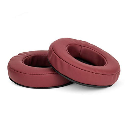 Brainwavz XL Large Replacement Memory Foam Earpads - Suitable for Many Other Large Over The Ear Headphones - Sennheiser, AKG, HifiMan, ATH, Philips, Fostex, Sony (Dark Red) - color: Dark Red