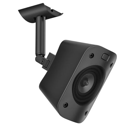 notiela Speaker Mounts for Logitech Z906 Speakers Wall Mount Tilt & Swivel Adjustable Ceiling Mount for Logetich Z906 Satellite Speaker Mounting Bracket, Single - size: one pack