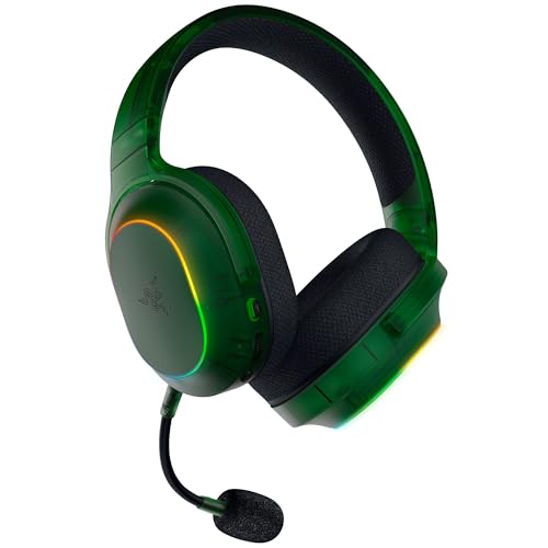 Razer Barracuda X Chroma Wireless Gaming Headset, Phantom Green | 2.4GHz Wireless & Bluetooth, Lightweight, RGB, 40mm Drivers, Cardioid Mic, 70 Hr Battery - color: Phantom Green
